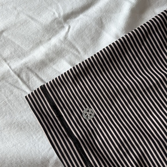 Lululemon Happy Strappy Tank Mini Pop Stripe Black Mink Berry Size 6 - Picture 6 of 13